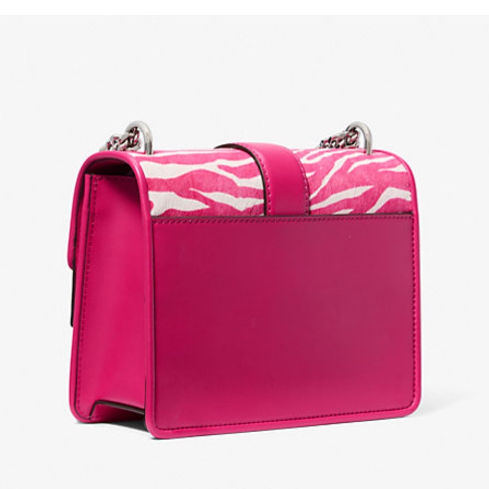 SOLD SOLD SOLD Michael Kors Pink Zebra Print Women's Crossbody - Picture 2 of 4